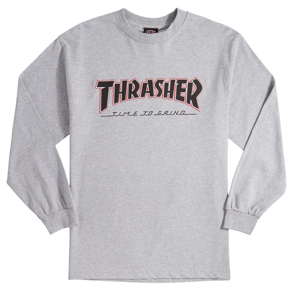Long sleeve thrasher tee